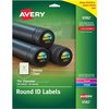 Avery Label, Id, Glossy, Rnd, 20Up 500PK AVE6582